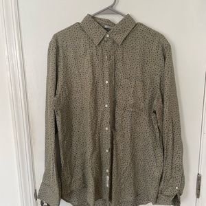 J Crew Floral Button up. Never Worn.